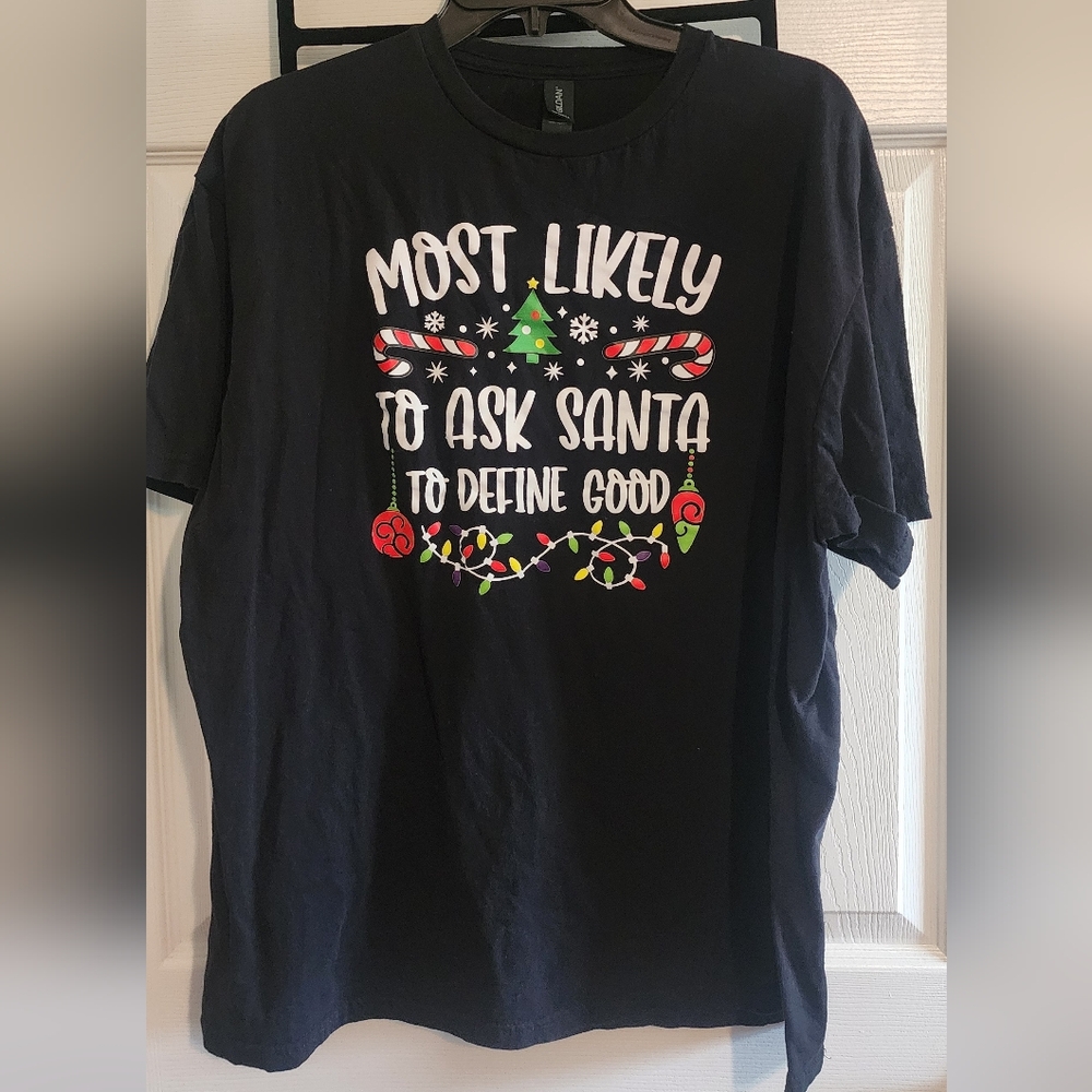 Christmas themed shirt